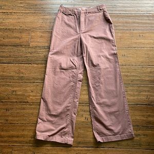 Old Navy Wide leg khaki pants size 4